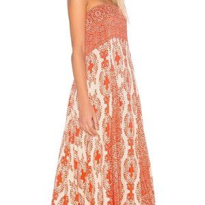 FREE PEOPLE Dress L Women of the Water Strapless M